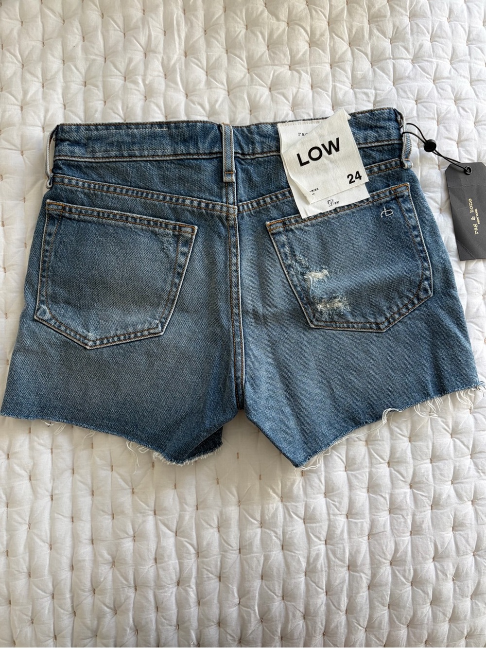 Rag and Bone Dre denim jean shorts Norwalk size 24 - Picture 4 of 15